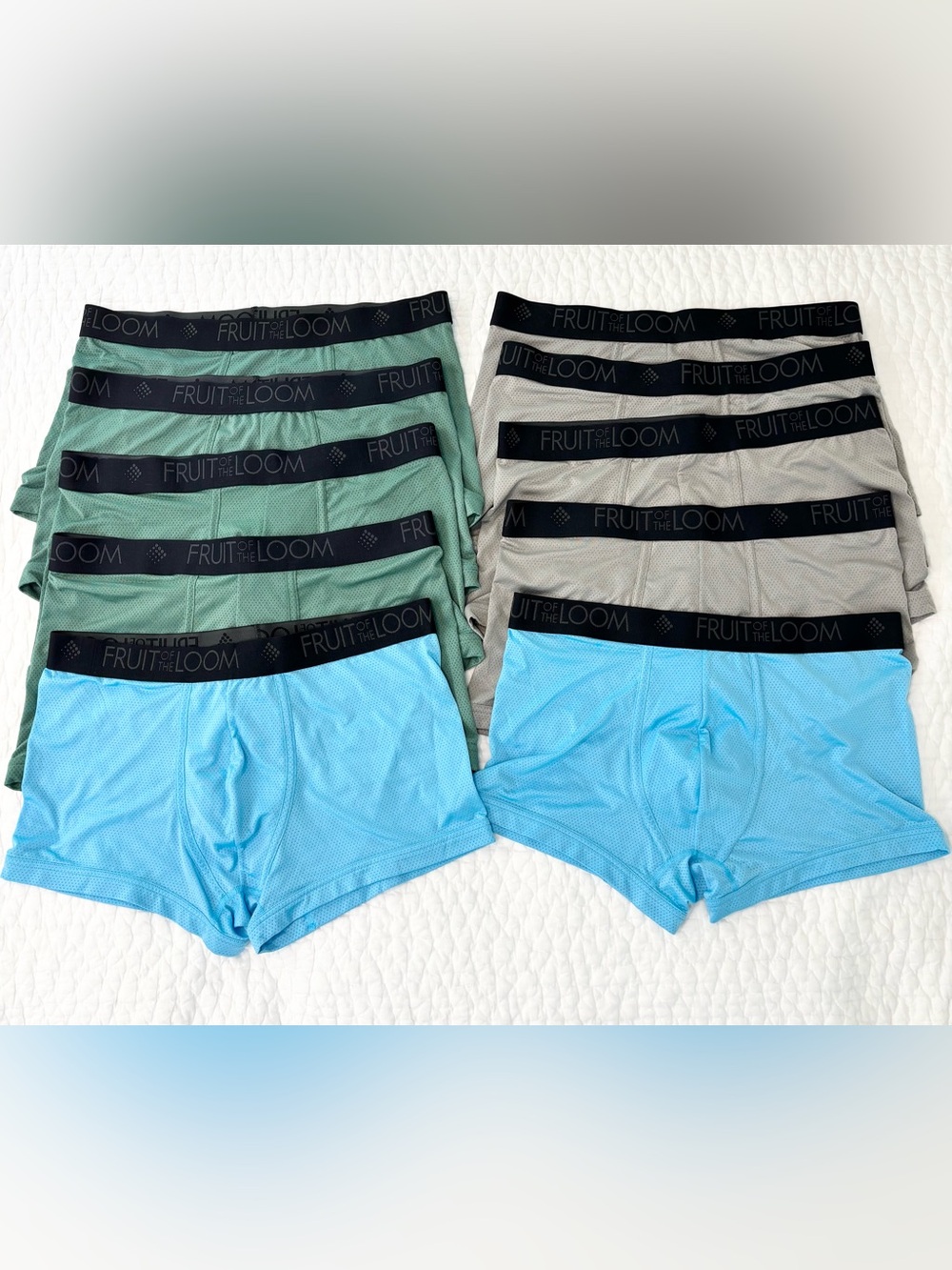 NWOT Fruit of the Loom boxer briefs(set of 10)